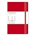 Moleskine Classic Red Notebook, Plain Large