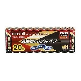 maxell �A���J�����d�r �u�������g���v���p���[&�t�R��h�~�݌v�v �{���e�[�W �P3�` 20�{ �V�������N�p�b�N�� LR6(T) 20P