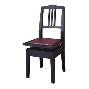 【クリックで詳細表示】ヤマハ ピアノ椅子 No.5A (PI-5A) 黒