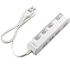 ELECOM �ȃG�l�^�b�v �ʃX�C�b�` ���}�� 4�� 1m �z���C�g T-E05-2410WH