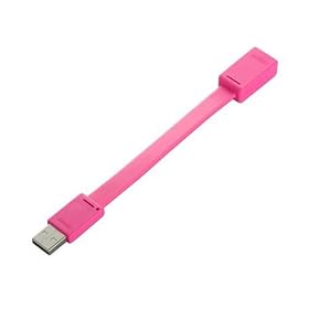 iBUFFALO USB�����P�[�u�� A�I�X:A���X �t���b�g�^�C�v 0.1m �s���N BSUAAF201PK