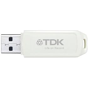 TDK USB������ 4GB �Z�L�����e�B�Ή� �z���C�g UFD4GS-TWA