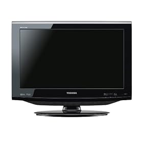 TOSHIBA LED REGZA 19V�^ �n��EBS�E110�xCS�f�W�^���n�C�r�W�����t���e���r �u���b�N 19RE1S