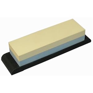 【クリックで詳細表示】SUEHIRO キッチン両面砥石 ＃3000/＃1000 全ゴム台付 SKG-38