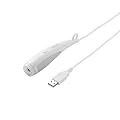 ELECOM USB�}�C�N���X�R�[�v 130����f �����e �z���C�g UCAM-MSH130WH