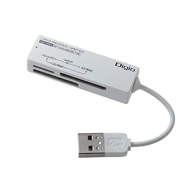 ���A�X SD&�}�C�N��SD�p�J�[�h���[�_�[/���C�^�[ �z���C�g CRW-SD43W