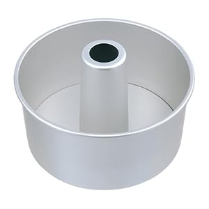 【クリックで詳細表示】Homemade Cakes アルミ製 シフォンケーキ型 18cm フック付 DL-5267