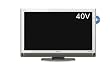 SHARP LED AQUOS 40V�^�u���[���C�����t���n�C�r�W�����t���e���r �z���C�g�n LC-40DX3-W