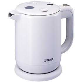 ���݂����Ƃ��ɃT�b�ƕ���! TIGER �d�C�P�g�� 0.8L�z���C�g PFV-G080-W