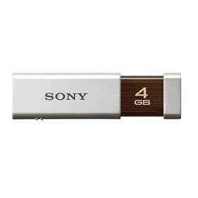 SONY �m�b�N�X���C�h��USB�������[ �|�P�b�g�r�b�g 4GB �n�C�X�y�b�N �z���C�g USM4GLX WA