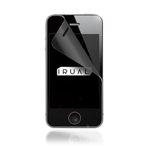 【クリックで詳細表示】iPhone 4S / 4専用 マット タイプ 液晶 保護 フィルム 2枚 セット【 アンチ グレア (つや消し) タイプ 】IRUAL IPHFM400-MAT
