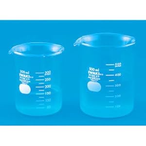 【クリックで詳細表示】ビーカー(目安目盛) ガラス製 20mL 1000BK20