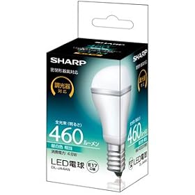 �V���[�v LED�d�� ���`�d���^�C�v 4.6W�i�S�����F460lm/�����F�����j�y������Ή��zSHARP ELM DL-JA4AN