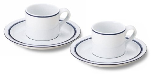 DANSK ビストロ ペア コーヒーカップ&ソーサー