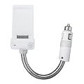 iBUFFALO �yiPhone4S����m�F�ρziPod&iPhone��pFM�g�����X�~�b�^ �t���L�V�u���A�[�� ��m�C�Y �z���C�g BSFM04WH