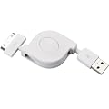 ELECOM iPhone4/4S/3GS/3G/��Pod �Ή��[�d�E�ʐM�P�[�u�� ���� 1.5m �z���C�g MPA-IRL15WH