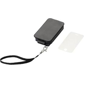 ELECOM iPhone 3G�p/���U�[�P�[�X/�u���b�N MPA-LCAPHBK
