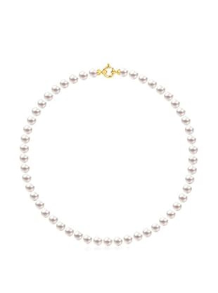 Pearl Addict Halskette 18 Karat (750) Gelbgold