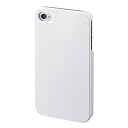 SANWA SUPPLY ハードケース(iPhone4S用) ホワイト PDA-IPH43W