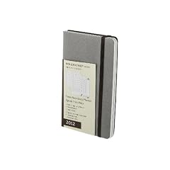 Moleskine 2012 12 Month Cahier 3-Piece Planner Warm Grey Pocket: Set of 3 Planning Tools (Moleskine Legendary Notebooks (Calendars))