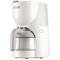 DeLonghi �yTrue�z �h���b�v�R�[�q�[���[�J�[ �����t�B���^�[�s�v�� 4�t �z���C�g CM200J-WH