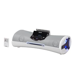 SHARP �h�b�L���O�I�[�f�B�I�V�X�e�� iPOD�h�b�N���ڃI�[�f�B�I CD�v���[���[ AM/FM�`���[�i�[���� �z���C�g�n DK-A10CD-W