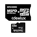 Sandisk�� microSD 2GB MS PRO Duo�@�ϊ��A�_�v�^�[�t