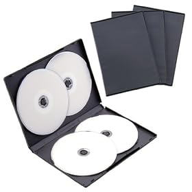 ���A�X DVD�P�[�X 4�����[ x 3�Z�b�g �u���b�N DVD-A006-3BK