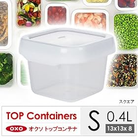 OXO(�I�N�\) �g�b�v�R���e�i S�X�N�G�A 0.4L (1172300)��L�b�`���E�①�ɁE�Ⓚ�ɂŎg����ۑ��e���