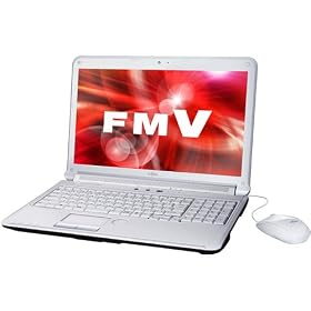 �x�m�� LIFEBOOK AH550/5B �A�[�o���z���C�g (FMVA555BW)