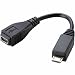 ELECOM �X�}�[�g�t�H���pMicro-USB�ϊ��A�_�v�^ USBminiB�[�q�p 10cm �u���b�N MPA-MFMB