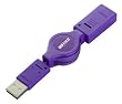 iBUFFALO USB�����P�[�u�� A�I�X:A���X �������^�C�v 0.65m �p�[�v�� BSUAAM206PU