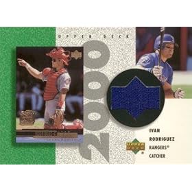 �C�o���E���h���Q�X�@Ivan Rodriguez 2002 Upper Deck Authentics Reverse Negative Jersey