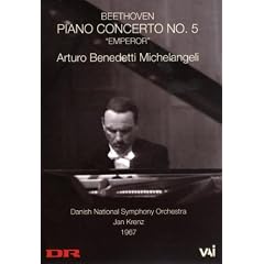 Michelangeli Plays Beethoven's Emperor Concerto [DVD] [Import]