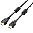 ELECOM HDMI�P�[�u�� �t�F���C�g�R�A 1.0m �u���b�N (PS3�Ή�) DH-HD13AN10BK