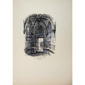 Margarets �����̖؉A�� Linlithgow �̌Â�������̃X�P�b�` C1875