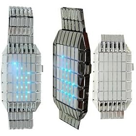 �E�]�C���[�W�g���[�j���OLED�E�H�b�` �u���C���}�X�^�[�@BRAIN MASTER MAZE LED WATCH