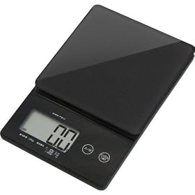 DRETEC �f�W�^���X�P�[�� �u�X�g���[���v 2kg �y�K���X���v�ʎM/���^/�\���P�� 0.1g�z �u���b�N KS-245BK