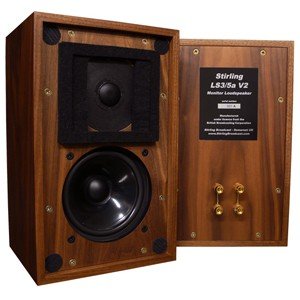 スターリング・ブロードキャスト 2ウェイ密閉型ベーシック ウォールナット色【ペア】Stirling Broadcast BBC Monitor LS3/5A-V2/WN(ペア)(スタ