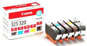 Canon インクタンク BCI-321(BK/C/M/Y)+BCI-320 マルチパック