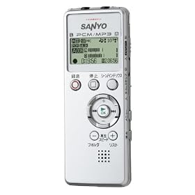 SANYO ���j�APCM���R�[�_�[(�V���o�[) [ICR-PS004M(S)]