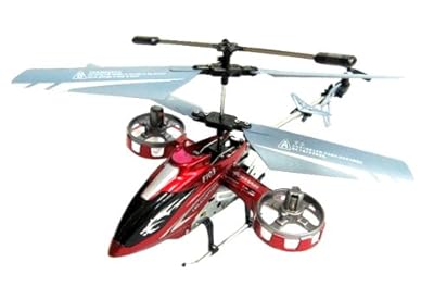  4ch赤外線コントロール ラジコンヘリコプター上昇・下降・ホバリング・前進・後進・左右旋回に対応！【レッド】◇RCヘリ FS-IRH100RD