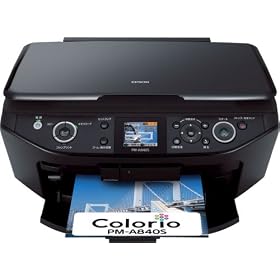 EPSON MultiPhoto Colorio EpsonColor�Ή� 6�F�����C���N �t�H�g�����@ PM-A840S