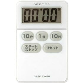 DRETEC �J�[�h�^ ���^�f�W�^���^�C�}�[ �u�X�����J�[�h�v �z���C�g T-161WT