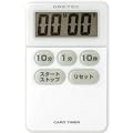DRETEC �J�[�h�^ ���^�f�W�^���^�C�}�[ �u�X�����J�[�h�v �z���C�g T-161WT