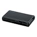 iBUFFALO TurboPCEX�Ή� �J�[�h���[�_ �V���C�j�[�u���b�N Black �� 3�{�� USB2.0�o�X�p���[���f�� BSCR14U2BK