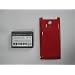 ARROWS X LTE F-05D ��e�ʃo�b�e���[ + ��p�w�ʃJ�o�[ ���b�h(�}�[���^) 3400mAh