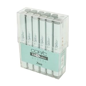 【クリックで詳細表示】Amazon ｜ Too コピック 12色セット TGセット ｜ ペンマーカー 通販
