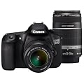 Canon �f�W�^����჌�t�J���� EOS 60D �_�u���Y�[���L�b�g EOS60D-WKIT
