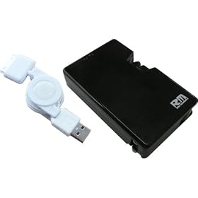 RM iPhone 4 �Ή� iPhone/iPod�p�[�d�P�[�u�� & �ƒ�p�R���Z���gAC�A�_�v�^ �ԍڃV�K�[�\�P�b�g 850mAh�����o�b�e���[ ���@�\USB�[�d��Z�b�g RM-2200ADI